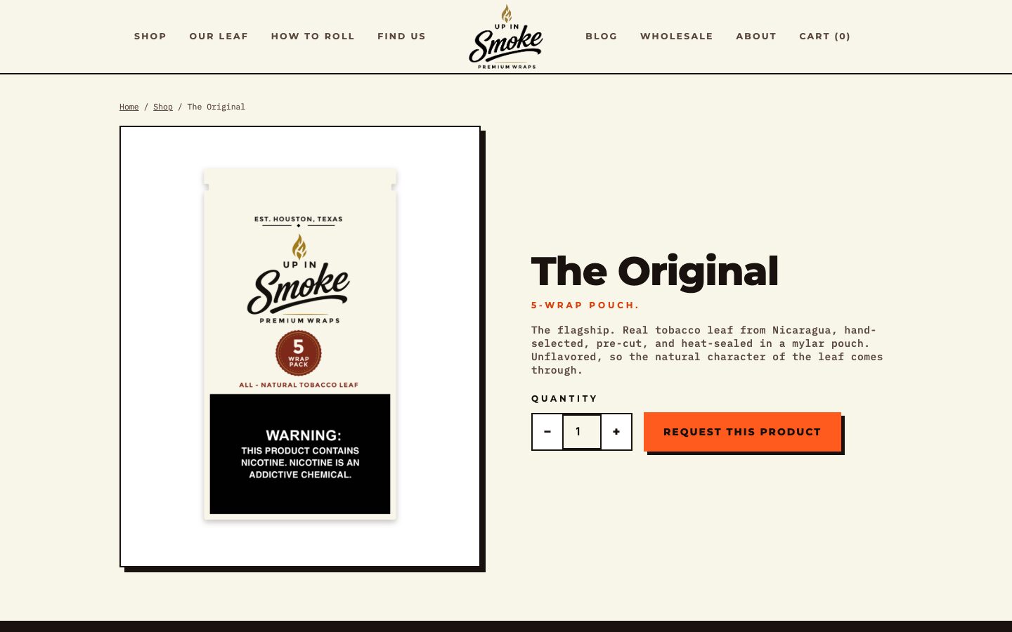 Product page